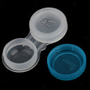 30 Pieces Mini Contact Lens Box Travel Soaking Case Transparent Plastic