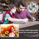 1000 Pieces DIY Paper Puzzle Beauty of Sunflower Jigsaw Picture Toys Decor
