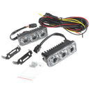 2pcs Car Daytime Running Light 3LED White DRL Light Amber Turn Signal Fog Lam Gw