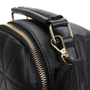 Handbag Chain Shoulder Lady Messenger Bag Candy Color Crossbody(Black)