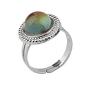 2 Pieces Color Changing Mood Rings Temperature Emotion Feeling Jewelry Ring