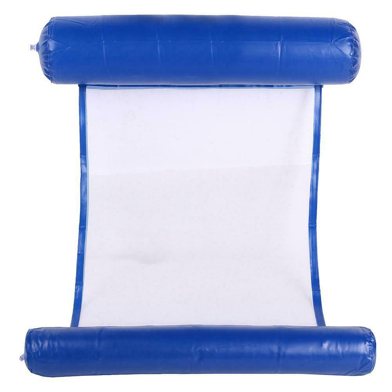 Air Mattress Swimming Pool Beach Inflatable Float Cushion Bed (Dark Blue) A