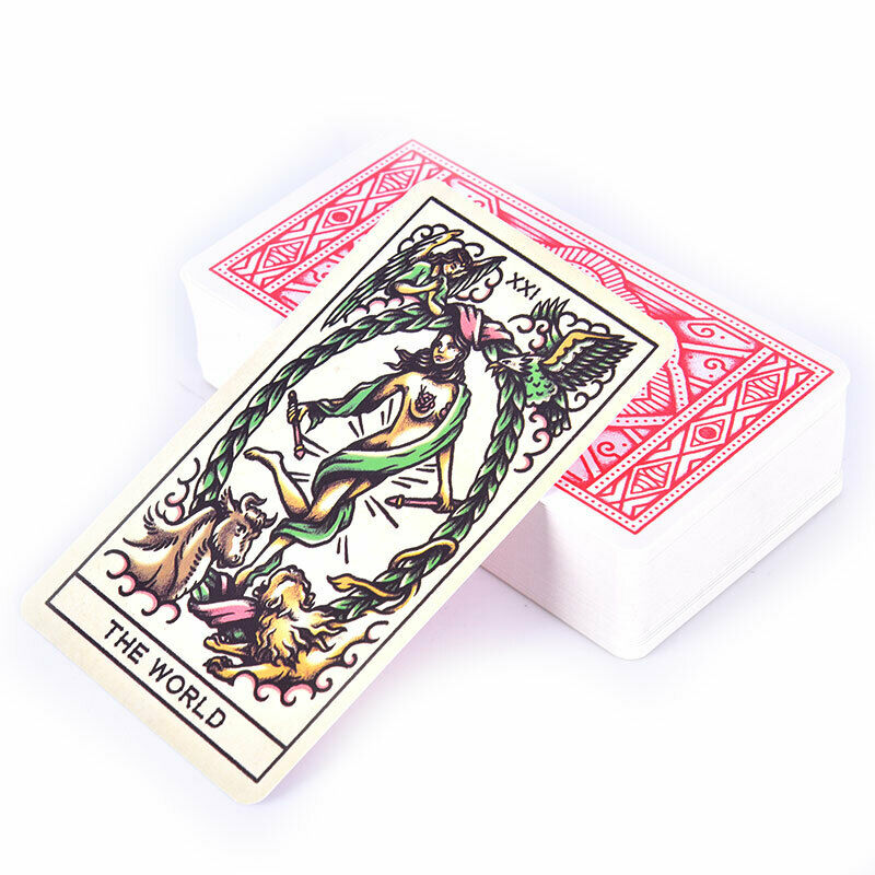 78Pcs Tattoo Tarot Ink & Intuition Deck Oracle Fun Family Party Board GamesSEAU
