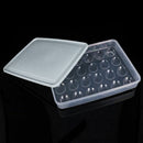 plastic Egg box kitchen egg storage box 24 Grid Eggs holder Stackable freez