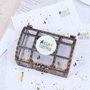 Plastic Storage Box Transparent Pirate For Pirate Crystal Gem Treasure Box  BX