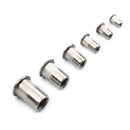 93Pcs Stainless Steel Rivnut Small Countersunk Head Riveted Nuts Insert Nut