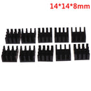 10pcs 14*14*8mm Computer Cooler Radiator Aluminum Heatsink Chip Heat SinkOZ