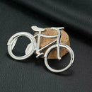 Bicycle Shaped Beer Bottle Opener Wedding Anniversary Party Keychain Novelt P8W3