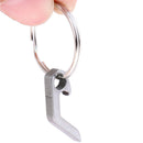1 Pcs Titanium alloy mini bottle opener can opener stainless steel key clasp ME