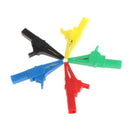 5 Pcs 32A 1000V Safety Alligator Clips 5 Colors For 4mm Banana Plug Test Probe