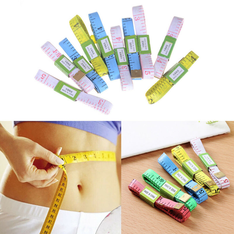 5Pcs 150cm Body Measuring Ruler Sewing Cloth Tailor Tape Soft Measure Tool 3C Kw