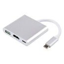 New Type-C To VGA PD USB C Hub Adapter Dock For Type-c