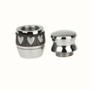 Tree of Life Heart Pattern Stainless Steel Waterproof Pet Cremation Urn
