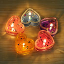 10x Heart Shape Tea Light Cups Candle Cups Wedding Decor DIY Candle Mold