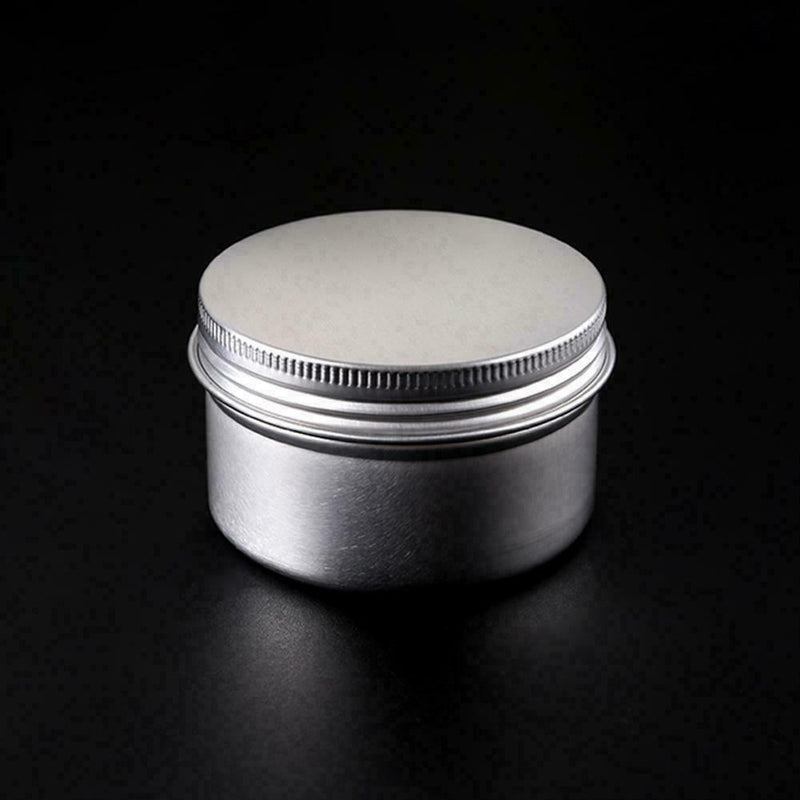 50ml Empty Aluminium Balm cosmetic Tin pot jar containers Packing box R4T7