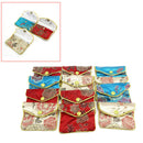 12Pcs Chinese Embroider Pouches Jewelry Gift Cosmetic Bags Coin Purses  VGZ
