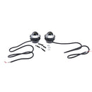 2pcs white fish eye drl led projector fog light daytime running light led bul â„–[