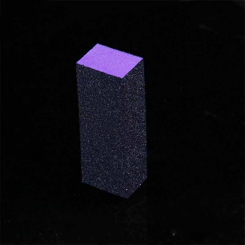 10pc Purple 2-Way Nail Buffer Block Files for Acrylic or Gel Nails W3U6