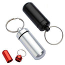 Pill box pillbox with aluminium waterproof Keychain