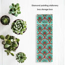 DIY Flower Special Shaped Diamond Painting 2 Grids Pencil Storage Box Gift