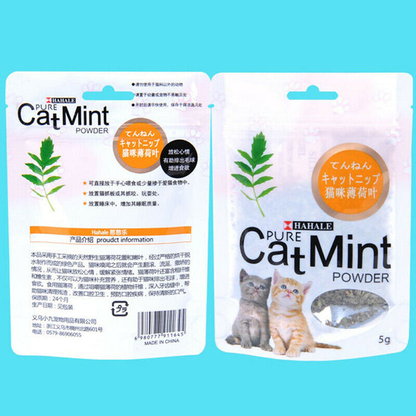 Organic 100% Natural Premium Catnip Cattle Grass 5 Pack Menthol Flavor GiftB Gn