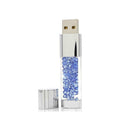 Crystal 16GB USB2.0 Flash Pen Drive Storage Thumb U Disk Blue for Laptop