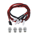 4 LED 5mm White Color Red Color LED Light Set for HSP RC C .