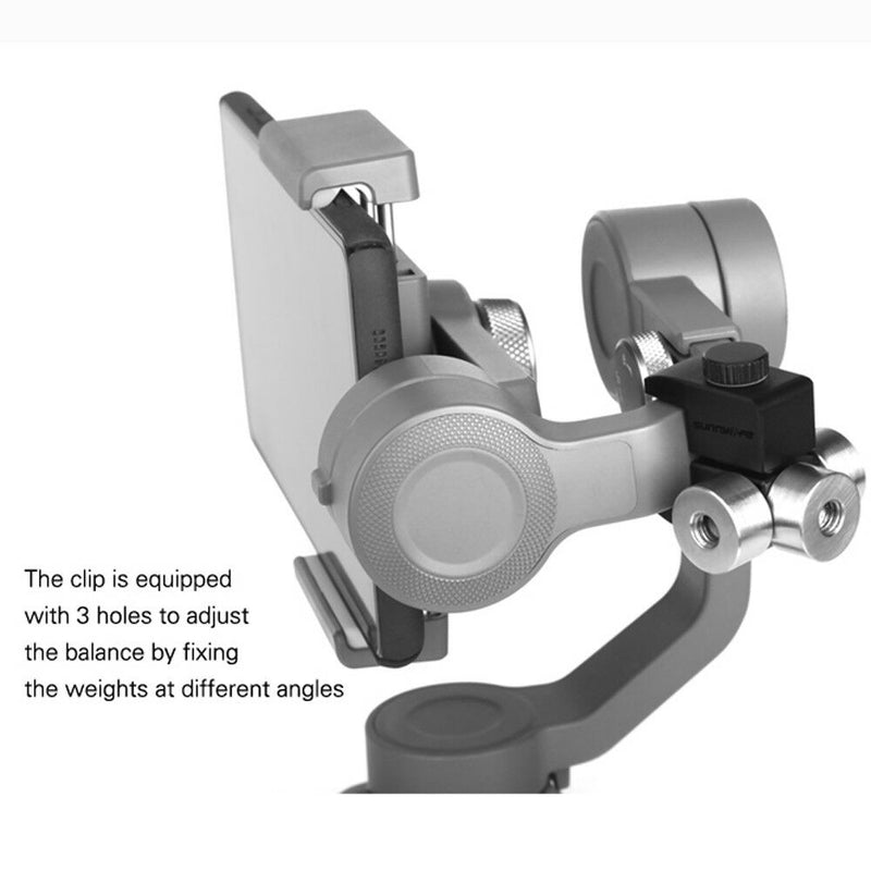 Metal Counterweight Clamp for DJI OSMO Mobile 2/1 Gimbal Stabilizer Accessory