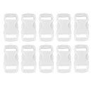 10x 10mm Plastic Side Quick Release Buckles For Webbing Bag Strap Clips 3/8 Q1H4