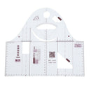 1:1 Fashion Cloth Design Ruler Crop Mold School Student Teaching Apparel Dr