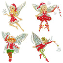 Children DIY Diamond Painting Special Shape Drill Fairy Stickers Xmas Decor