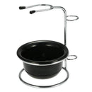 shaving holder with metal, plastic shaving bowl personal shaving brush set