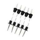 10xLiquor Spirit Pourer Free Flow Wine Bottle Pour Spout Stopper Stainle TME