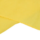 Women Ruched Detail Semi Sheer Soft Simple Casual Scarf - Yellow