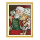 Cross Stitch Stamped Kits Pre-Printed Cross-Stitching Starter Patterns for