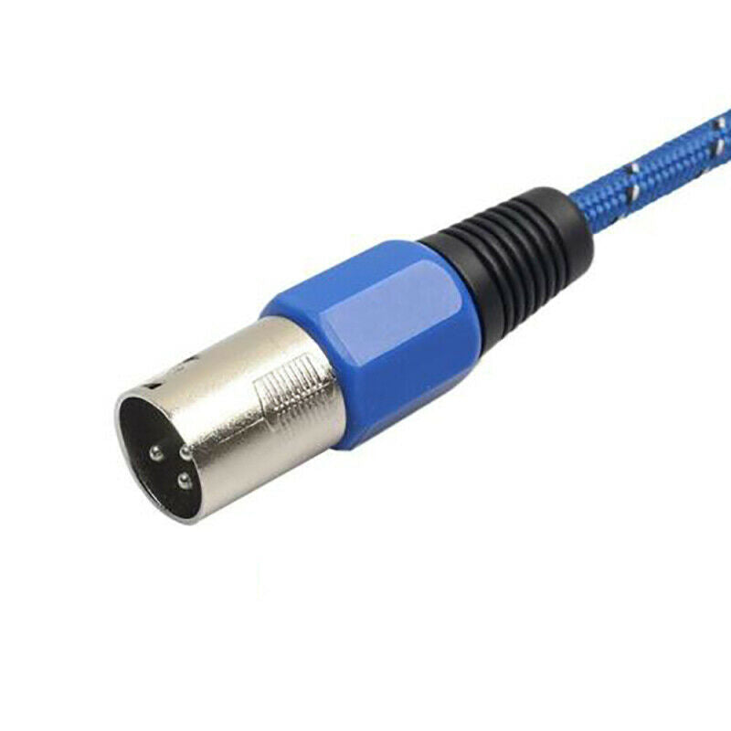 1/4" 6.35mm Stereo Female Jack to XLR 3-Pin Female Audio Cable Mic Adapter