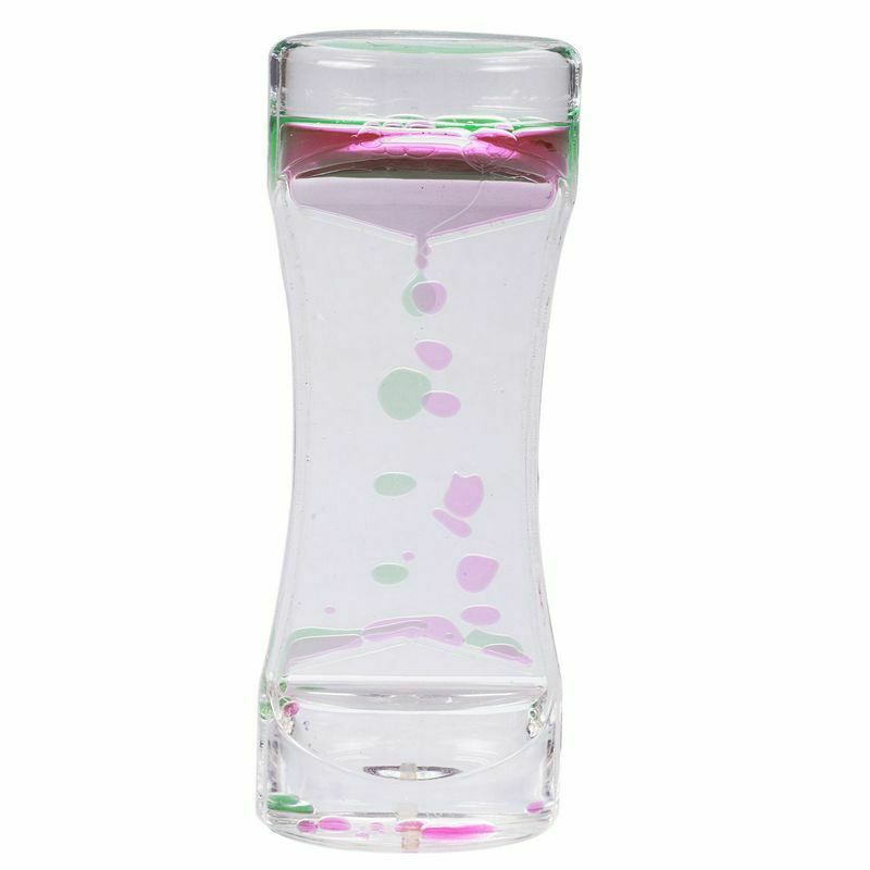 Liquid Timer Bubble Motion Drop Timer for Sensory Play Visual Bubble Gravit Z5S1