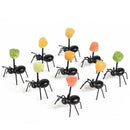 Animal Farm Ant Fruit Fork Mini Cartoon Children Snack Cake Dessert Food Fr P7V2