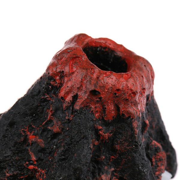 Volcano Shape Aquarium fish tank oxygen pump bubble stone pump tank decorat JR