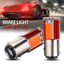 2x Red BAY15D 1157 COB LED Light Bulbs Turn Signal Tail Brake Stop Bulb 12V
