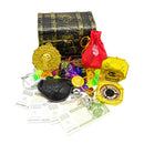 Pirate Treasure Chest (Size: 5.51x4.33x3.94inch) Perfect for Pirate Play Set,