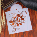 Rose Cake Stencils Fondant Candy Template Buttercream Spray Mould DIY Decor