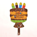 1 X Happy Birthday Mini Chocolate Cake Balloon Foil Balloons Party Supplies FT