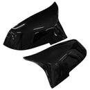 For Bmw F20 F21 F87 M2 F23 F30 F36 X1 E84 Gloss Black Side Mirror Cover Cap