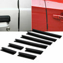 9 Sets Car Door Edge Guards Trim Moldings Protection Strip Scratch Protector Set
