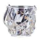 1 Pc Acrylic Bar Ice Bucket Two Handles Champagne Bucket Wine Bucket Spit W