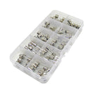 100pcs/set 5x20mm Flat-headed Fuse Assorted Kits Quick Blow Glass Tube Fuse