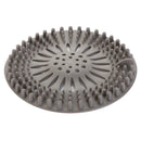 Silicone Sink Strainer Water Stopper Floor Drain Hair Bathtub Plug (Coffee) A