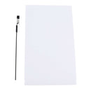 10pcs Alligator Clip Clamp Wrapped Iron Stick & Foam Base Set DIY Craft Tool