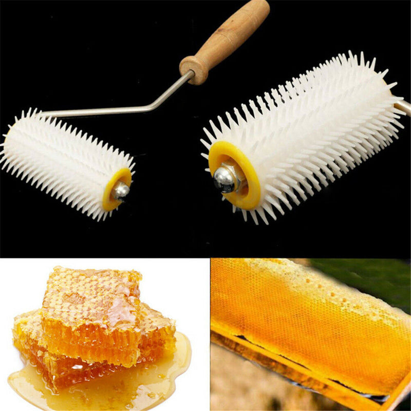 Beekeeping Tool Plastic Uncapping Needle Roller Bee Honey Extracting Equip SE